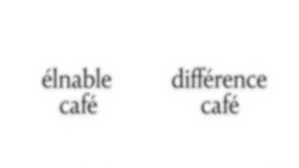 Démonstration visuelle d'une mauvaise vs bonne exécution de diacritiques, affichant les mêmes mots en polices problématiques et recommandées