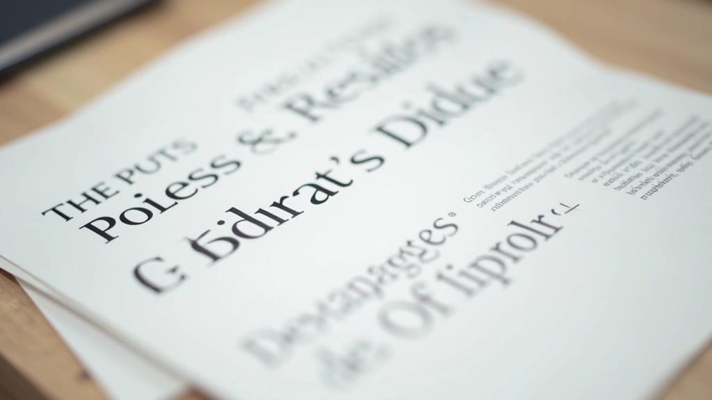 Échantillons de typographie détaillés montrant les caractères diacritiques français et les appairages de polices